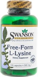  Swanson Swanson L-Lysine (L-Lizyna) 500 mg - 100 kapsułek