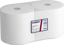 Karen Karen - Czyściwo papierowe w dużej roli, 2-warstwy, celuloza, 310 m 2 rolki