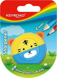  Keyroad Temperówka KEYROAD Speedy Snail, plastikowa, podwójna, blister, mix kolorów