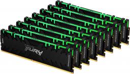 Pamięć Kingston Fury Renegade RGB, DDR4, 256 GB, 3200MHz, CL16 (KF432C16RBAK8/256)