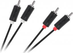 Kabel Cabletech RCA (Cinch) x2 - RCA (Cinch) x2 1.8m czarny (16)