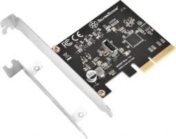 Kontroler SilverStone PCIe 3.0 x4 - 20-pin USB 3.2 Gen 2x2 (SST-ECU07)
