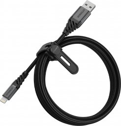 Kabel USB OtterBox USB-A - Lightning 2 m Czarny (78-52644)