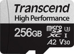 Karta Transcend 340S MicroSDXC 256 GB Class 10 UHS-I/U3 A2 V30 (TS256GUSD340S)