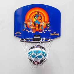  Spalding Tablica do koszykówki Mini Spalding Space Jam Tune Squad fioletowo-pomarańczowa 79005Z (T3208) - 689344412214