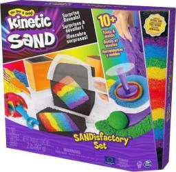  Spin Master Kinetic Sand Wytwórnia piasku, zestaw kolorowego piasku z efektami (6061654) 