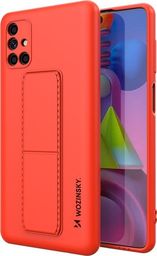  Wozinsky Wozinsky Kickstand Case elastyczne silikonowe etui z podstawką Samsung Galaxy M51 czerwony