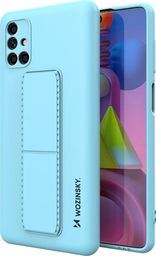  Wozinsky Wozinsky Kickstand Case elastyczne silikonowe etui z podstawką Samsung Galaxy M51 niebieski