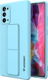  Wozinsky Wozinsky Kickstand Case elastyczne silikonowe etui z podstawką Samsung Galaxy Note 20 niebieski