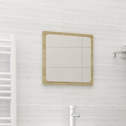 Lustro vidaXL Lustro łazienkowe, dąb sonoma, 40x1,5x37 cm, płyta wiórowa