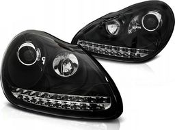 SONAR Lampy Reflektory Porsche Cayenne 02-06 Black Xenon