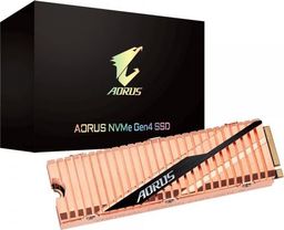  Gigabyte Dysk Twardy SSD GIGABYTE AORUS 1TB M.2 PCIE NVMe TLC Write speed 4400 MBytes/sec Read speed 5000 MBytes/sec MTBF 1770000 hours G