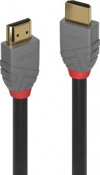 Kabel Lindy HDMI - HDMI 0.5m szary (36951)