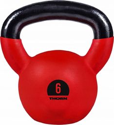 Kettlebell Thorn+Fit Cast-Iron gumowany 6 kg