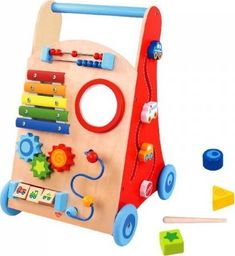 Tooky Toy TOOKY TOY Wielofunkcyjny Chodzik Pchacz Panel Edukacyjny Dla Dzieci