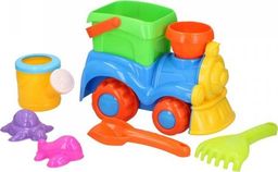 Eddy Toys Eddy toys - Zestaw zabawek do piaskownicy 8 el. Pociąg