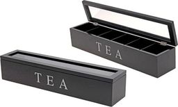  EXCELLENT HOUSWARE Pudełko na herbatę Tea Box, 6 przegródek