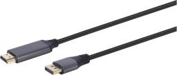 Kabel Gembird DisplayPort - HDMI 1.8m czarny (CC-DP-HDMI-4K-6)