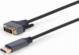Kabel Gembird DisplayPort - DVI-D 1.8m czarny (CC-DPM-DVIM-4K-6)
