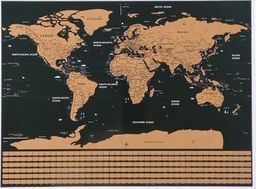  Iso Trade Mapa świata - zdrapka z flagami