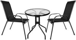  Iso Trade Zestaw mebli balkonowych - stolik + 2 krzesła