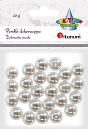  Titanum Perełki TITANUM 12mm 20g białe Titatnum Kreatywne
