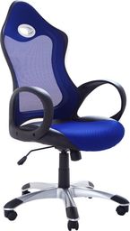 Krzesło biurowe Beliani iChair Niebieskie