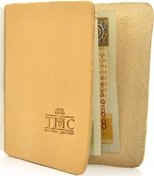  TMC Naturalleather Klasyczna prosta męska banknotówka TMC Nie dotyczy