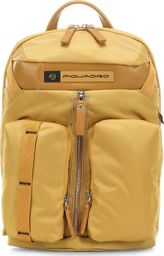  Piquadro Ekskluzywny plecak marki Piquadro połączenie skóry i mocnej tkaniny Nie dotyczy