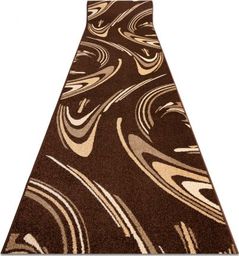  Dywany Łuszczów Chodnik KARMEL FRYZ - COFFEE brąz 110 cm, 110x220 cm
