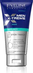 Eveline Men X-Treme 6w1 Żel matujący do mycia twarzy 150ml