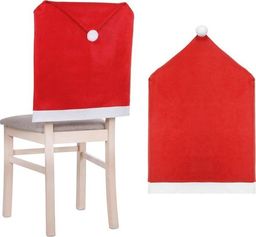  Springos Pokrowiec na krzesło, czapka Mikołaja czerwona UNIWERSALNY