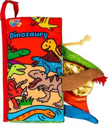 Jolly Baby Książeczka Dinozaury Ogonki 0m+ Jollybaby