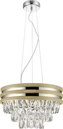 Lampa wisząca Zumaline Glamour lampa wisząca LED Ready srebrna Zumaline Naica P0525-04A-F4V6