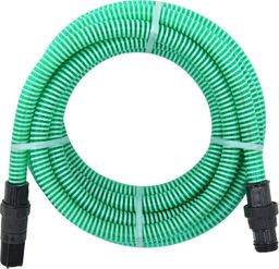  vidaXL Wąż ssący ze złączami z PVC, 7 m, 22 mm, zielony
