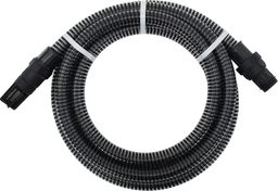  vidaXL Wąż ssący ze złączami z PVC, 10 m, 22 mm, czarny