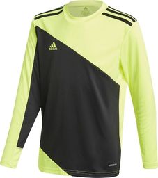  Adidas Bluza bramkarska dla dzieci adidas Squadra 21 Goalkeeper Jersey Youth czarno-limonkowa GN5794 176cm