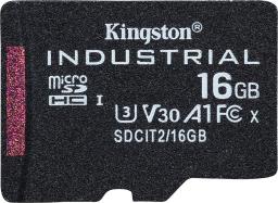 Karta Kingston Industrial MicroSDHC 16 GB Class 10 UHS-I/U3 A1 V30 (SDCIT2/16GB)