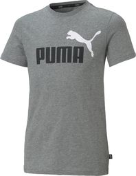 Puma Koszulka chłopięca Puma Core ESS+ LOGO szara 58698503 140