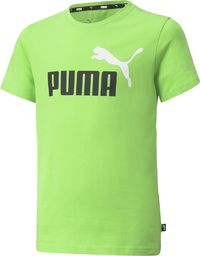 Puma Koszulka chłopięca Puma Core ESS+ LOGO zielona 58698546 128