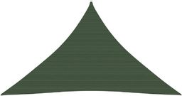 vidaXL Żagiel przeciwsłoneczny 160 g/m ciemnozielony, 3x3x4,2 m, HDPE