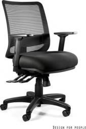 Krzesło biurowe Unique Saga Plus M Czarne