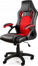 Fotel Unique Dynamiq V7 czarno-czerwony
