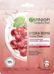  Garnier Garnier Skin Naturals Hydra Bomb Natural Origin Grape Seed Extract Maseczka do twarzy 1szt