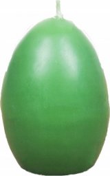  Łysoń Świeca z wosku pszczelego jajko gładkie zielone (S0621-K ZIELONE) - S0621-K ZIELONE