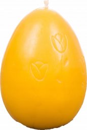  Łysoń Świeca z wosku pszczelego jajko z tulipanami (S419) - S419