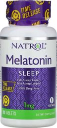  NATROL Natrol - Melatonin Time Release, 1mg, 90 tabletek