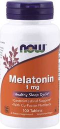 NOW Foods Now Foods - Melatonina, 1mg, 100 tabletek