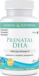  Nordic naturals Nordic Naturals - Prenatal DHA Vegan, 500mg, 60 kapsułek miękkich