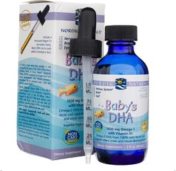  Nordic naturals Nordic Naturals - Baby's DHA, Omega-3 z Witaminą D3, 60 ml